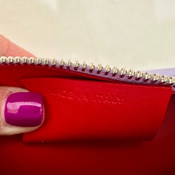 🦄🦄 LIKE NEW- CHRISTIAN LOUBOUTIN RADIOLOUBI LEATHER CROSSBODY BAG- LILAC - Picture 10 of 10